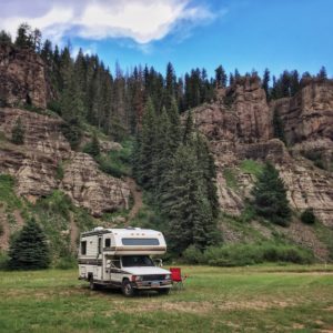 5-star boondocking site along Colorado's East Fork Road