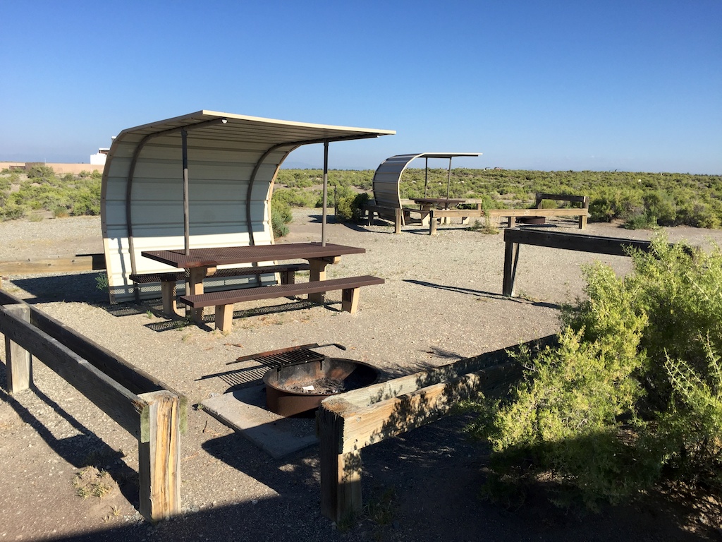 Campsite at San Luis Lake free camping